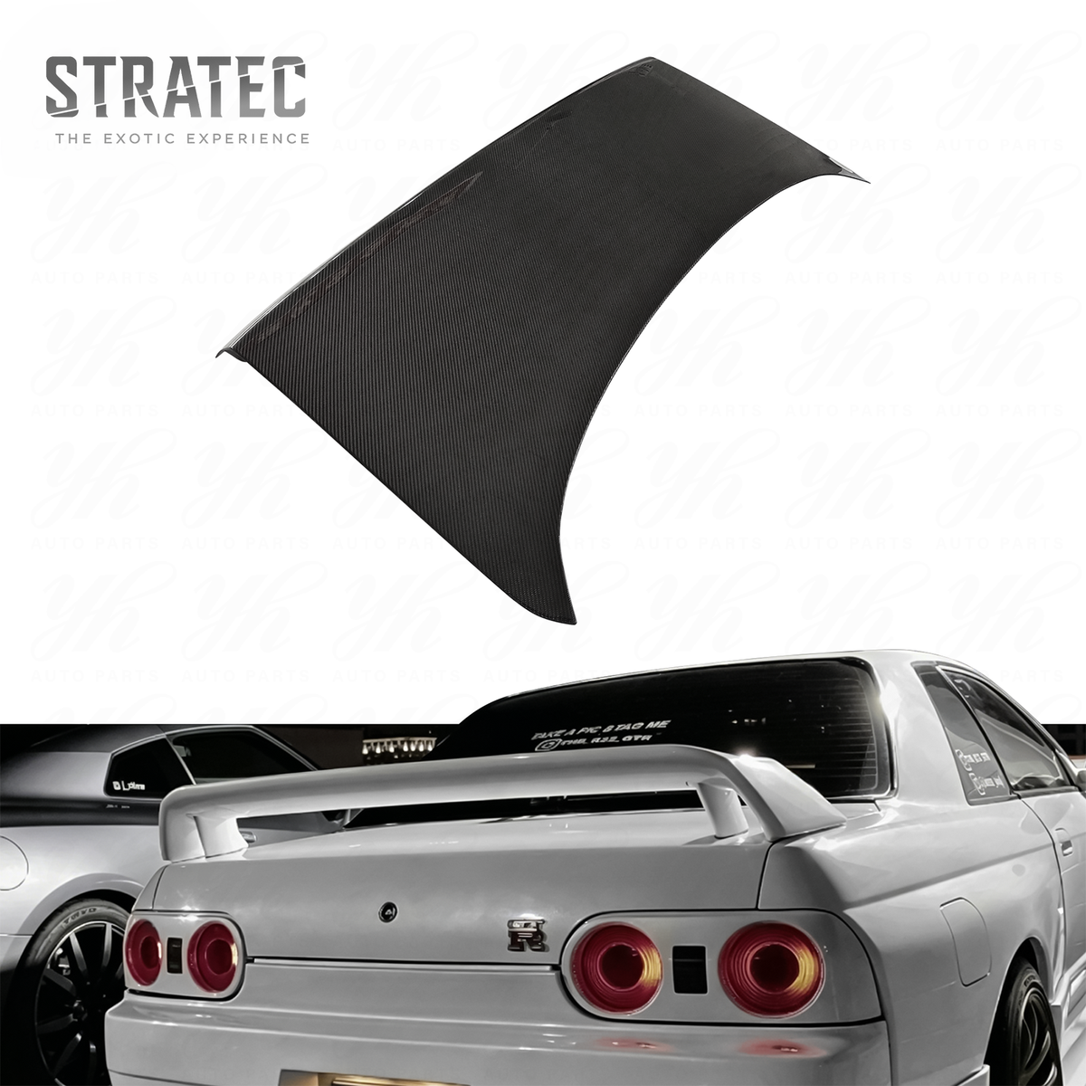 OEM Style Carbon Fiber Rear Trunk for Nissan Skyline GTR R32