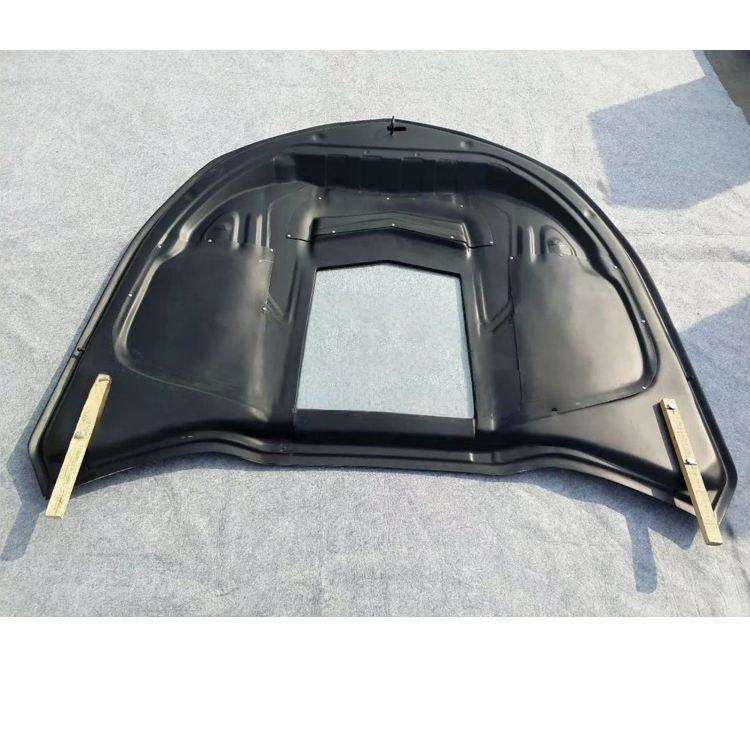 Dry Carbon Fiber Hood With Transparent Glass Window for Chevrolet Camaro