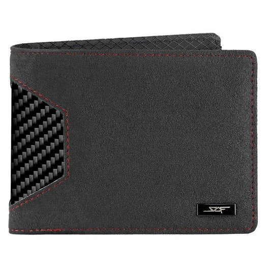 Alcantara & Carbon Fiber Bi-Fold Wallet