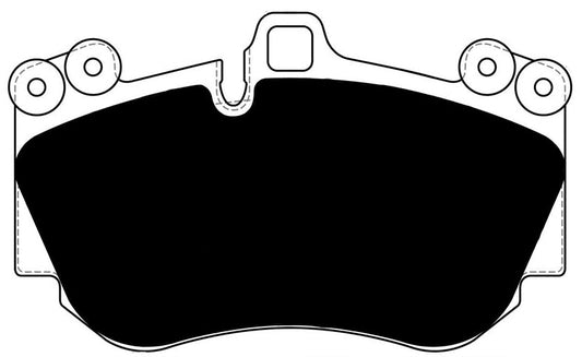 Porterfield Brake Pads for 2005 PORSCHE CAYENNE w/380mm Front Rotor