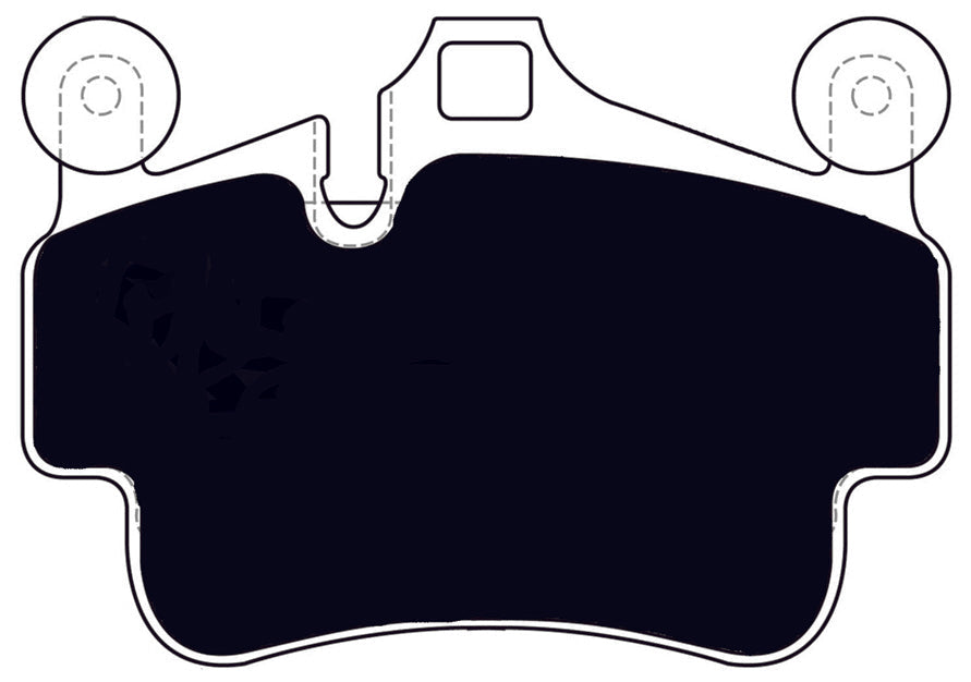 Porterfield Brake Pads for 2012 PORSCHE 911 GTS w/Iron Discs