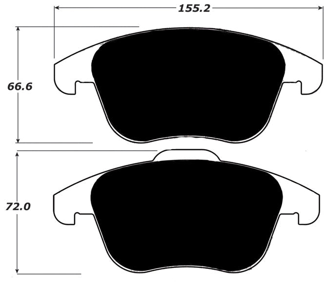 Porterfield Brake Pads for 2016 AUDI Q5