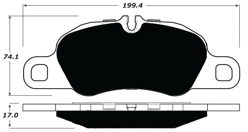 Porterfield Brake Pads for 2013 PORSCHE BOXSTER S