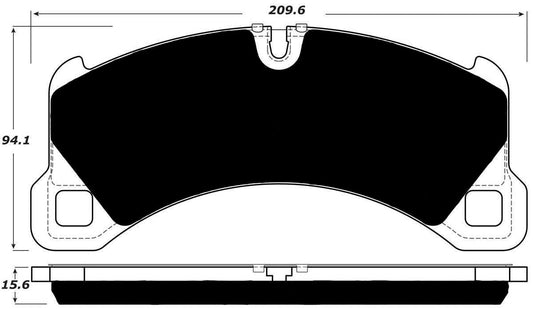 Porterfield Brake Pads for 2016 PORSCHE MACAN