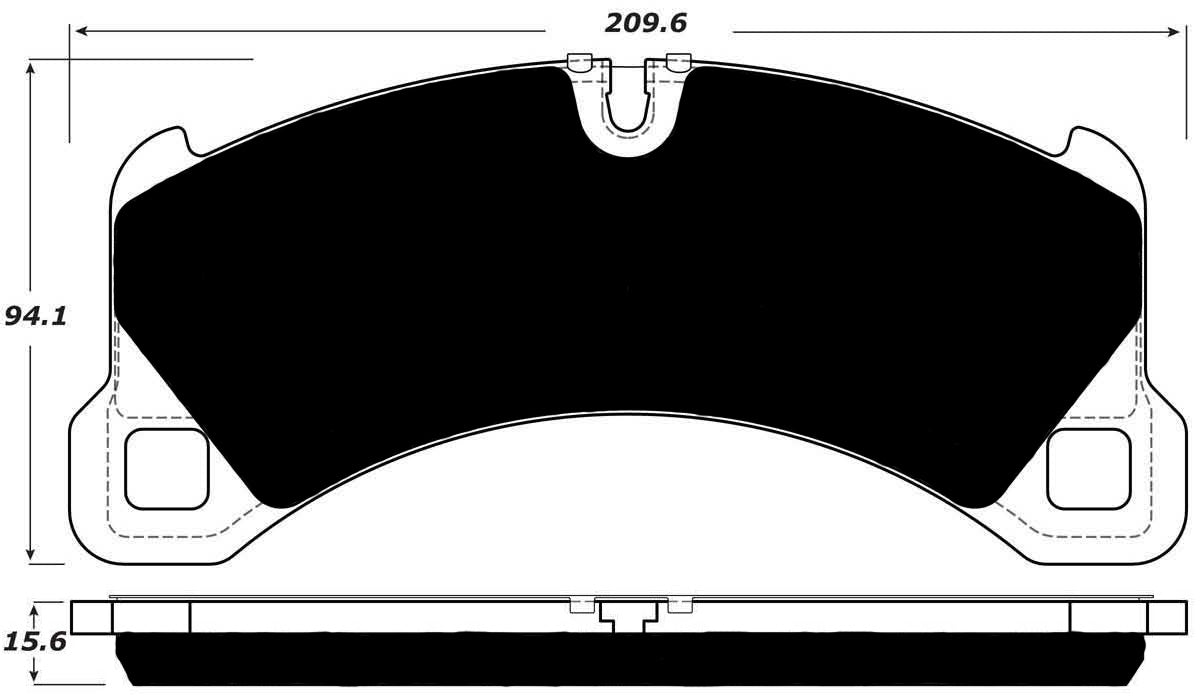 Porterfield Brake Pads for 2017 PORSCHE MACAN