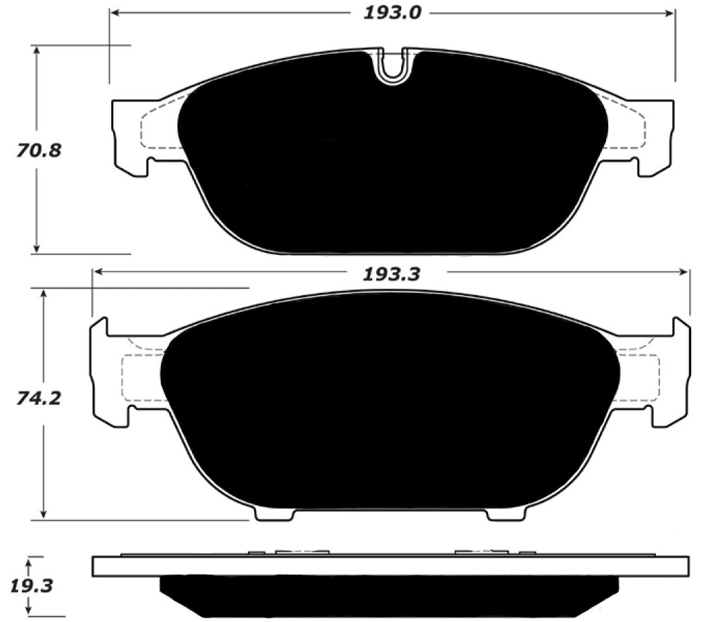 Porterfield Brake Pads for 2016 AUDI A7/A7 Quattro w/356mm Front Discs