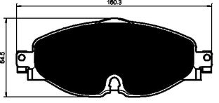 Porterfield Brake Pads for 2016 AUDI TT Quattro (Exc TTS) w/272mm RD