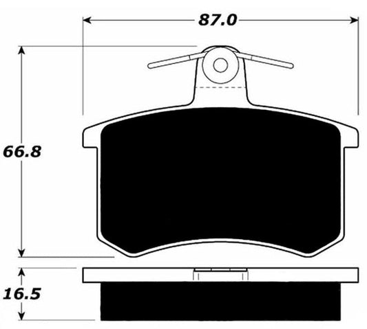 Porterfield Brake Pads for 2000 AUDI A4 Quattro