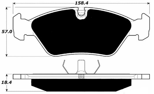 Porterfield Brake Pads for 1987 BMW 535i