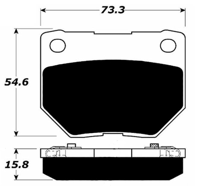 Porterfield Brake Pads for 1994 NISSAN SKYLINE GTR R32