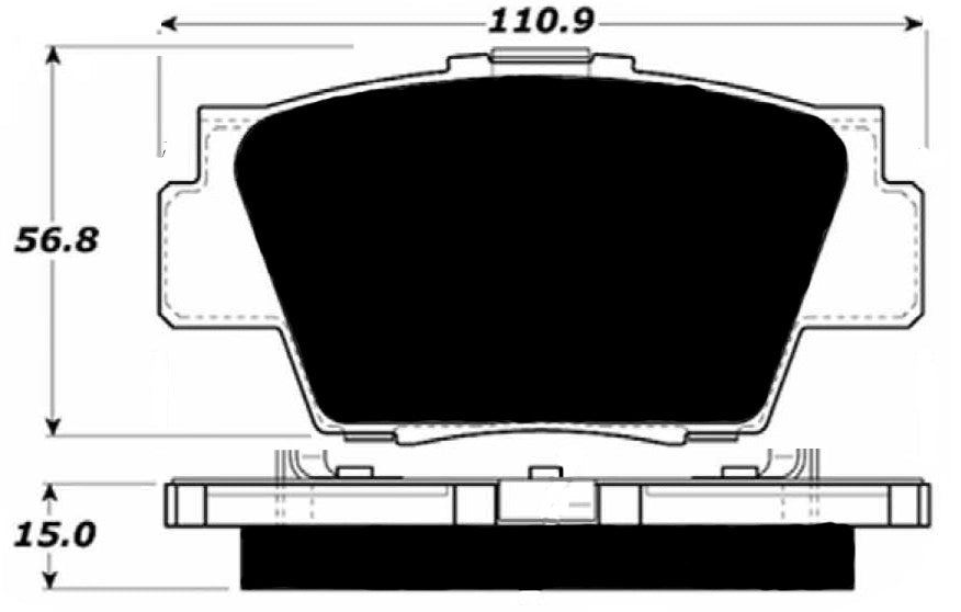 Porterfield Brake Pads for 2001 ACURA NSX