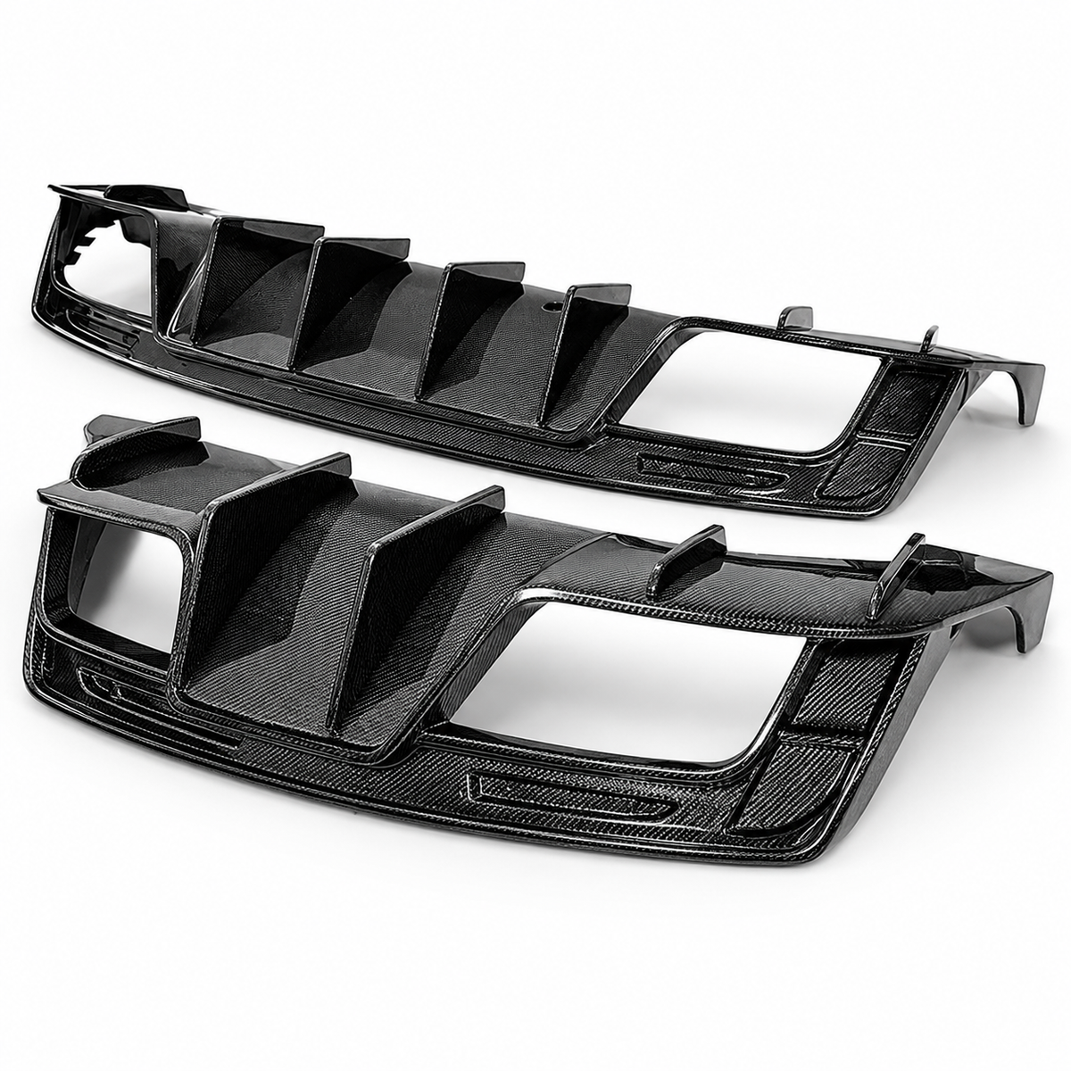 ZL1 Style Dry Carbon Fiber Rear Diffuser for Chevrolet Camaro 6th Gen