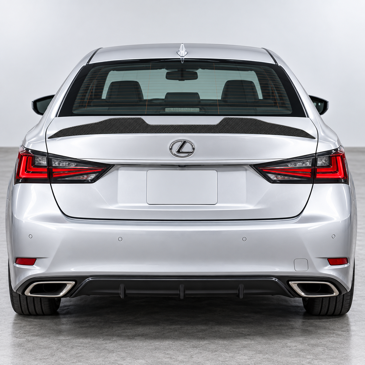 MP Style Carbon Fiber Trunk Spoiler for Lexus IS250 IS300 IS350