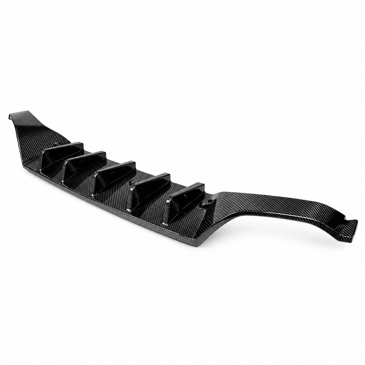 Carbon Fiber CT Style Rear Diffuser With Rear Canards for Lexus RC F