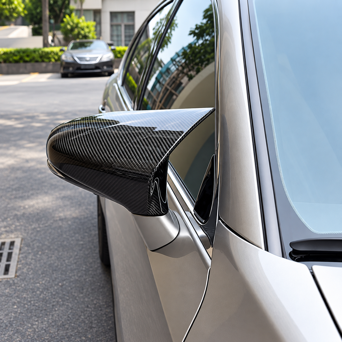 Carbon Fiber Mirror Caps for Lexus CT ES GS LS RC RCF