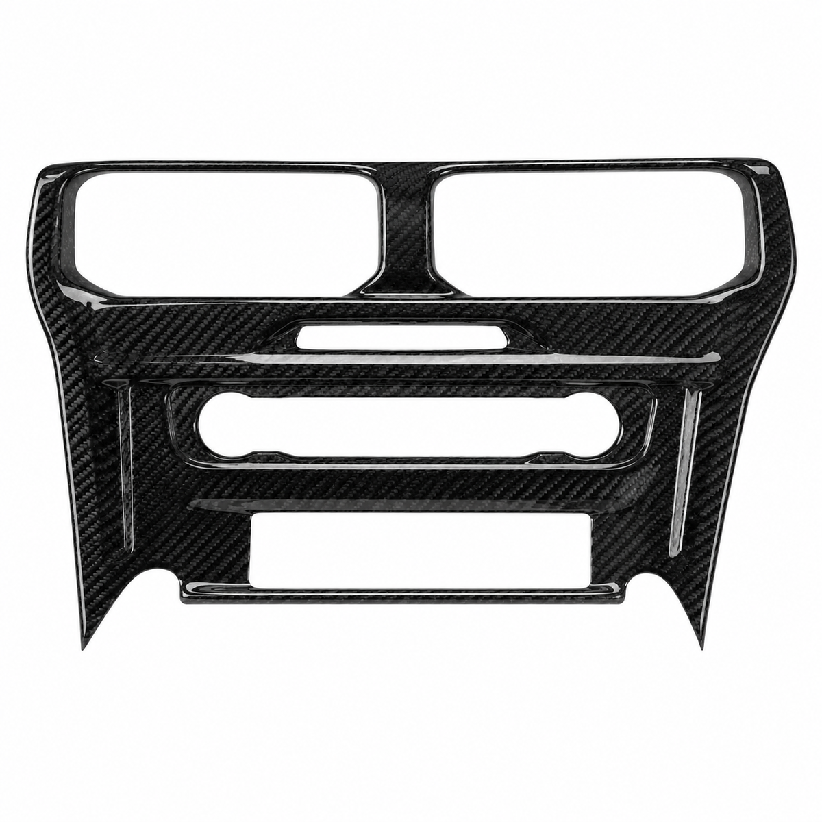 Dry Carbon Fiber Center Air Vent Trim Cover for Ford Mustang S650