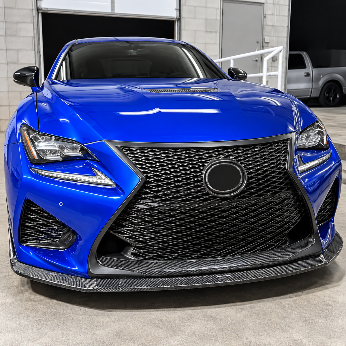 Carbon Fiber Front Bumper Lip for Lexus RC F Coupe
