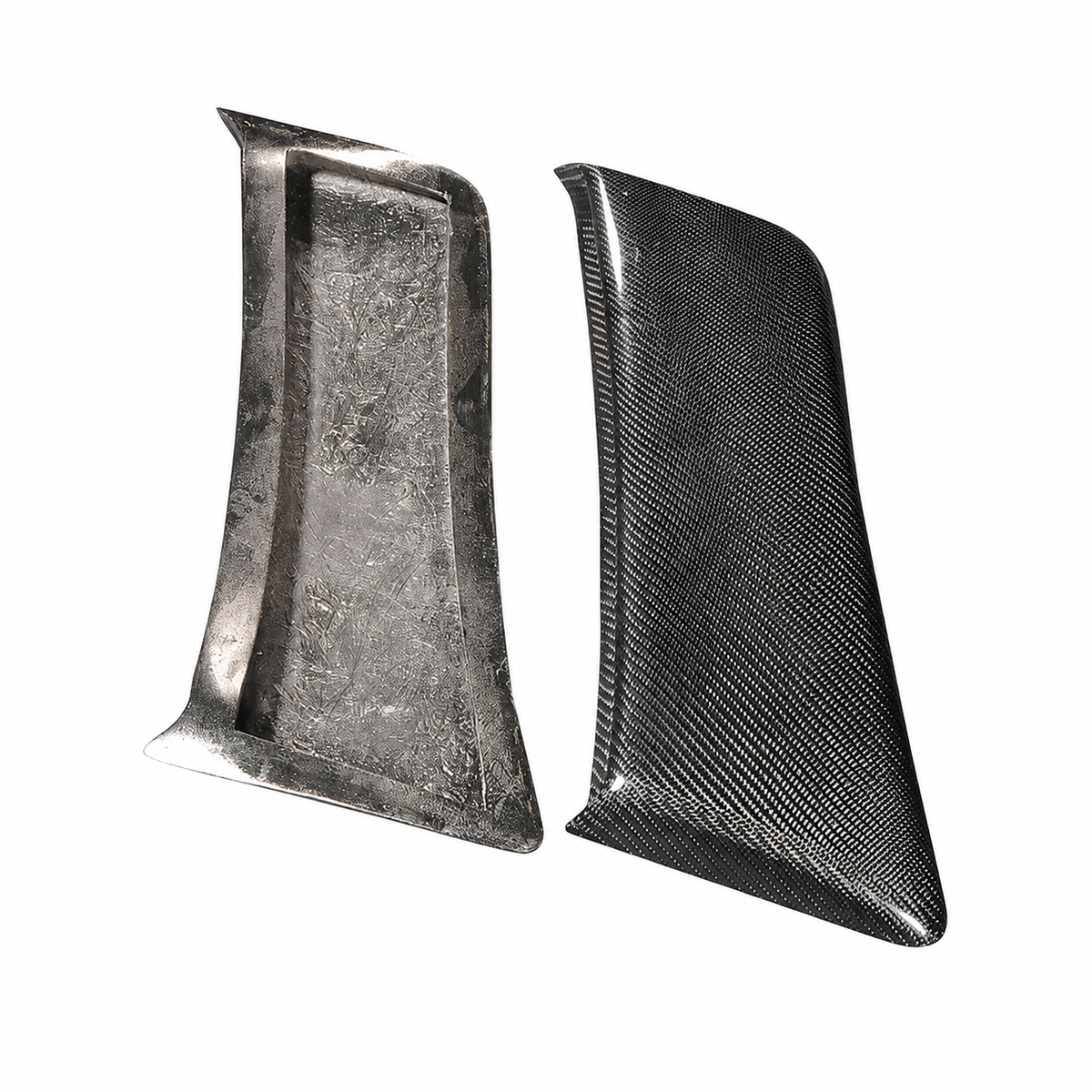 Dry Carbon Fiber Rear Fender Vent Trim Panels for Ford Mustang S550