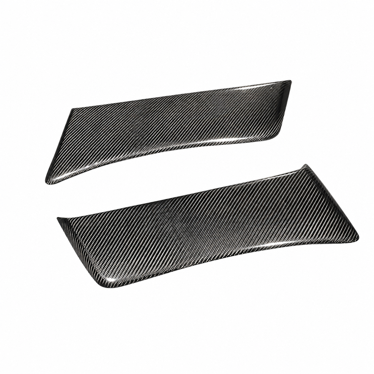 Dry Carbon Fiber Rear Fender Vent Trim Panels for Ford Mustang S550