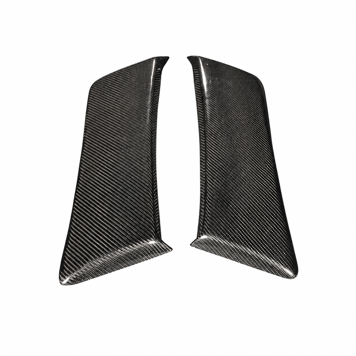 Dry Carbon Fiber Rear Fender Vent Trim Panels for Ford Mustang S550