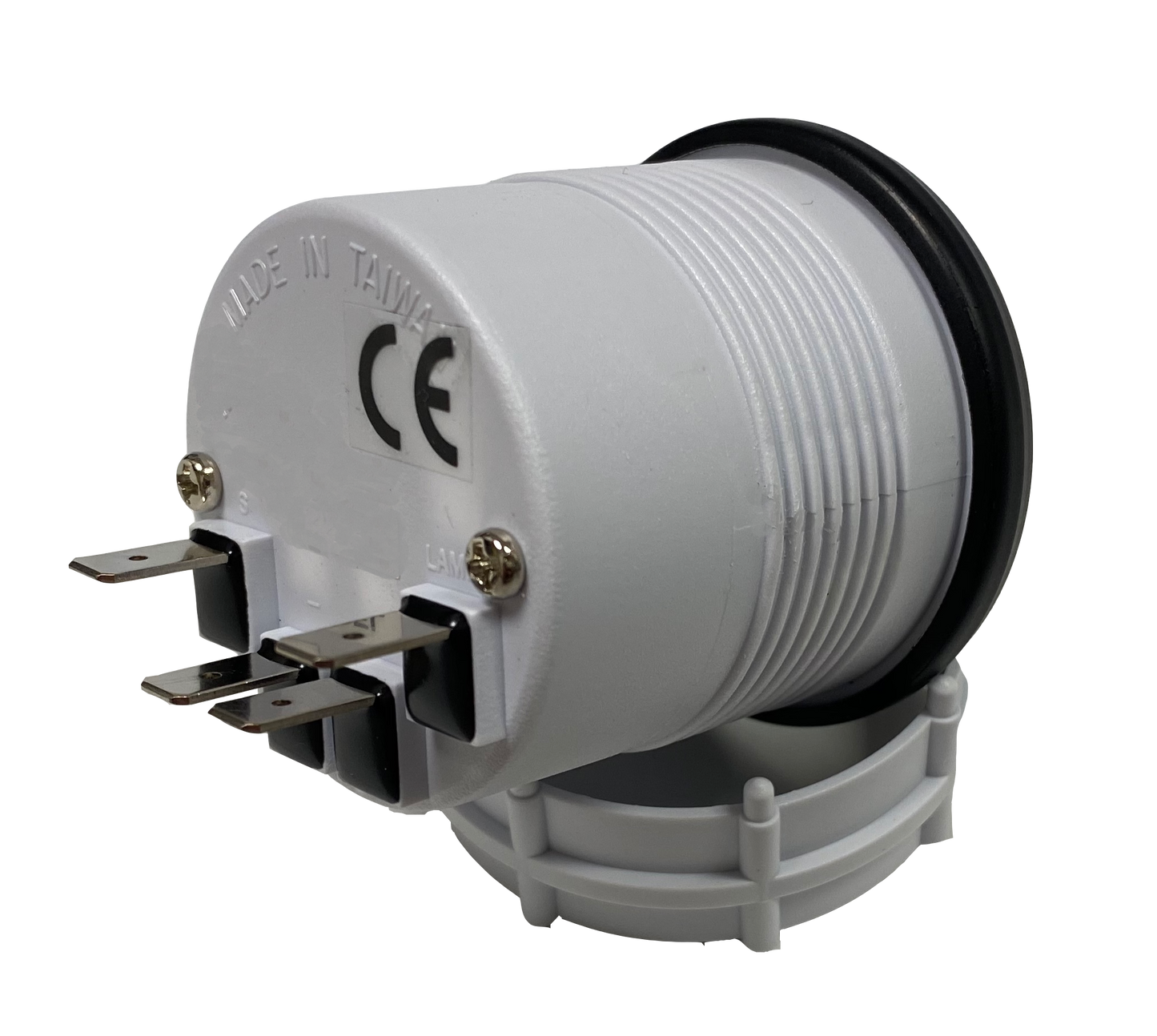 2-1/16" Electrical Water Temperature Gauge Clear Lens White LED