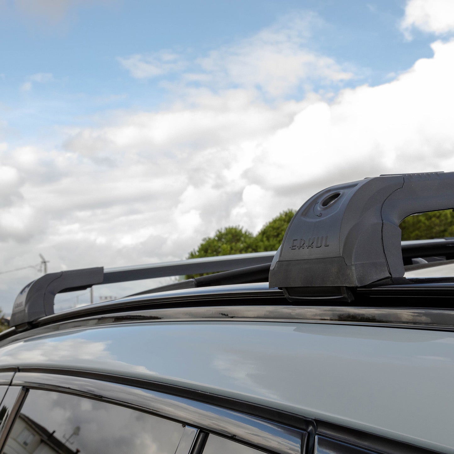 Strong Roof Rack Cross Bars for Audi Q5 2008 - 2017 Black