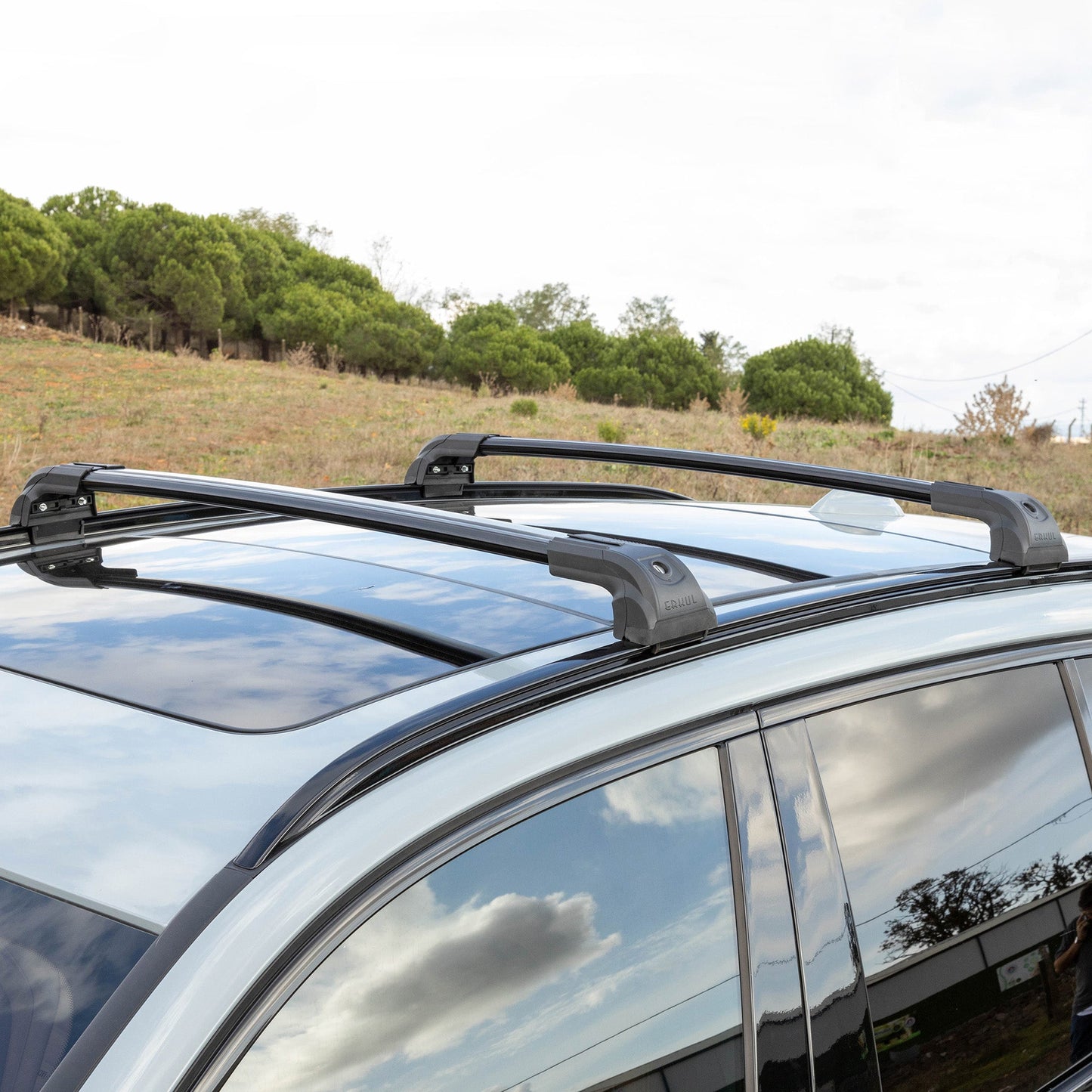 Strong Roof Rack Cross Bars for Bmw X3 2018 - Up Black