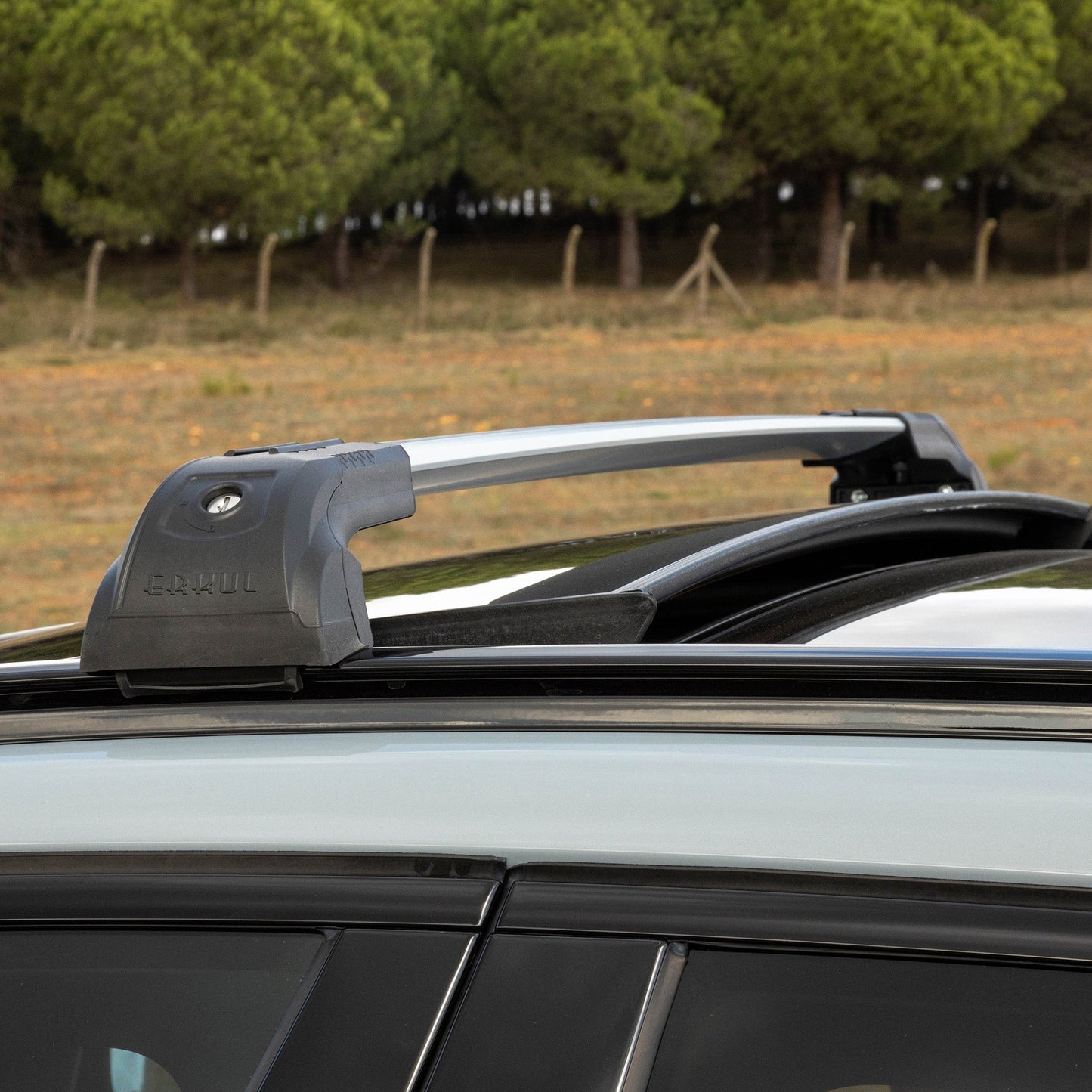 Strong Roof Rack Cross Bars for Audi Q3 2019 - Up Silver