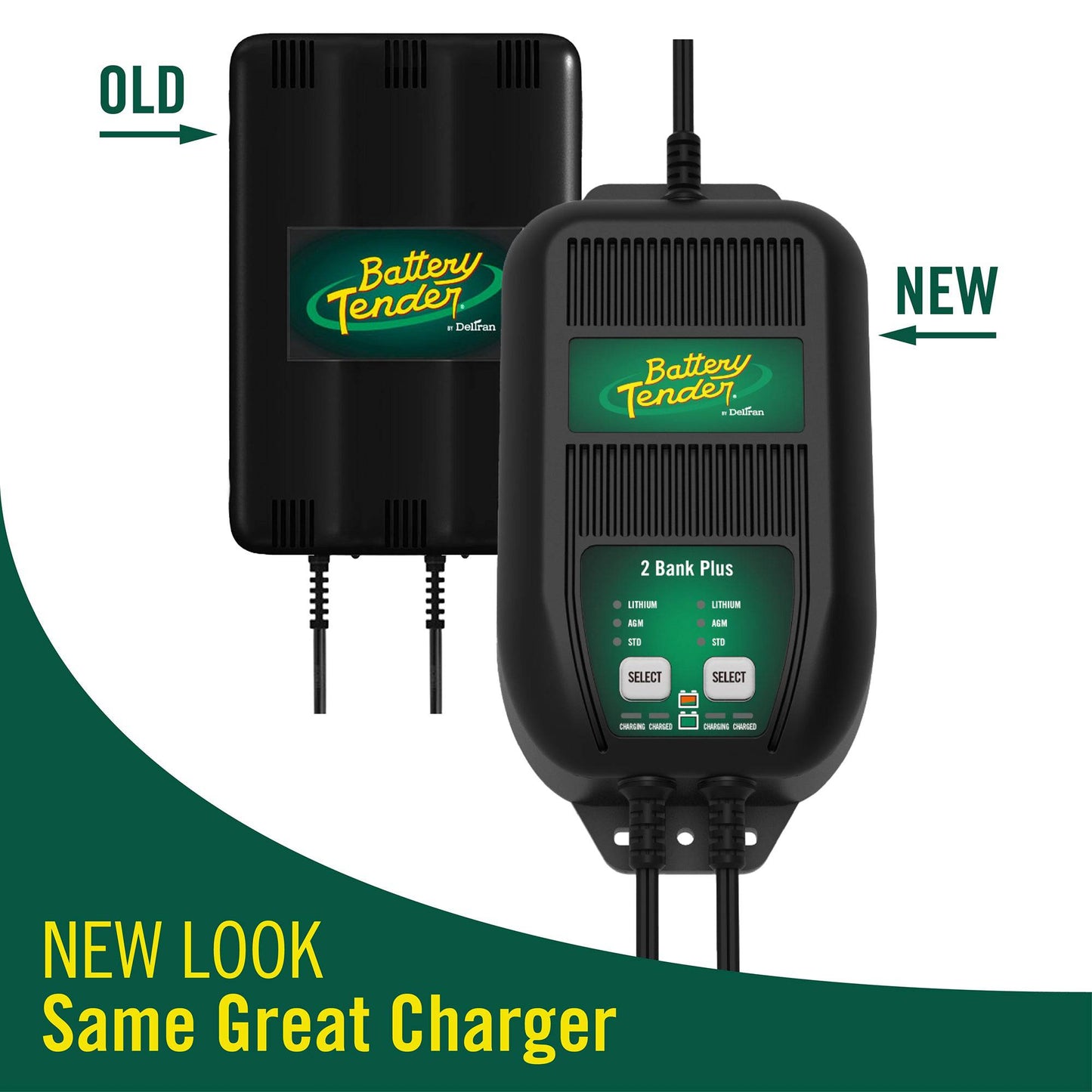 2-Bank, 1.25 AMP 12V Battery Charger