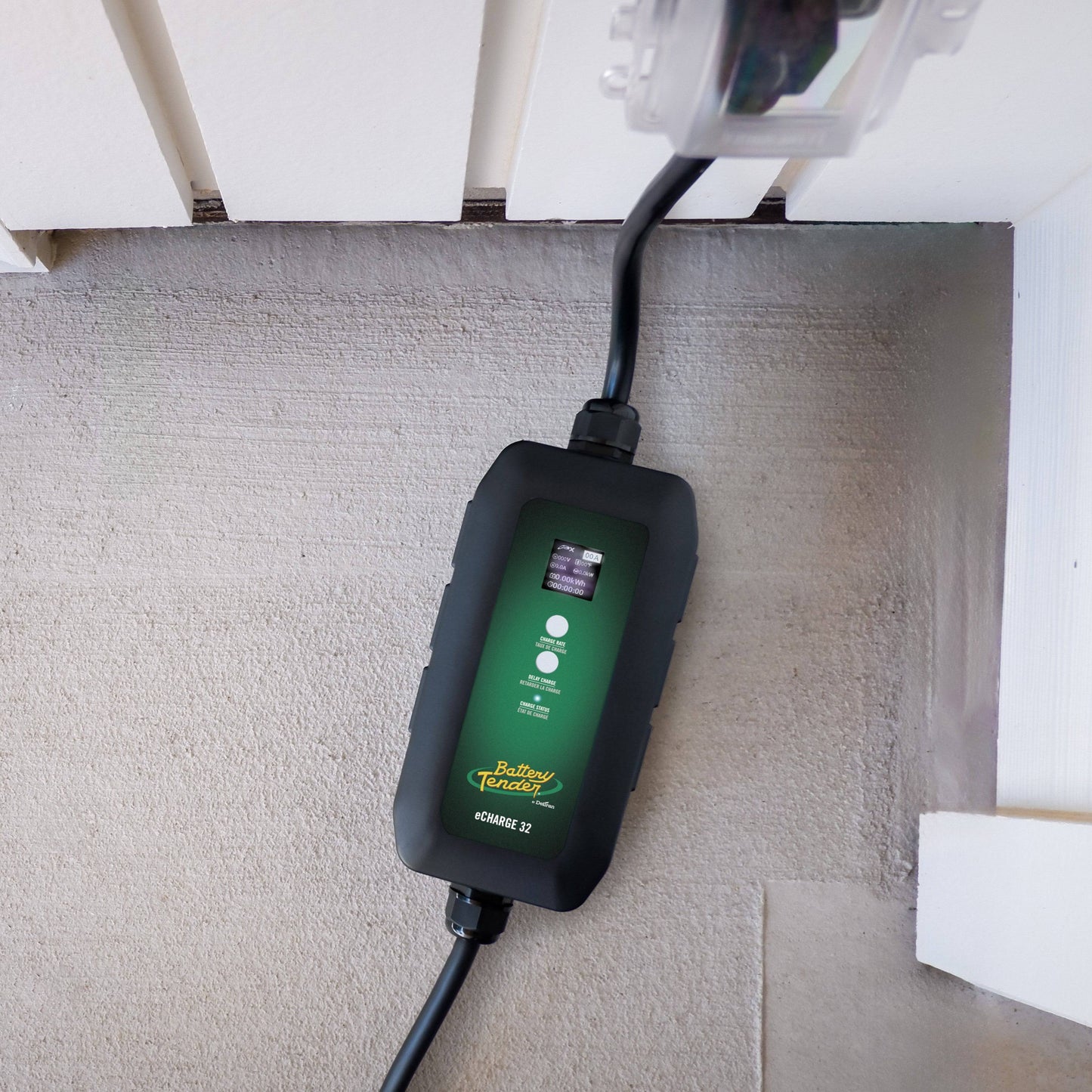 eCharge 32 AMP, Level 1+2 Portable Electric Vehicle Charger