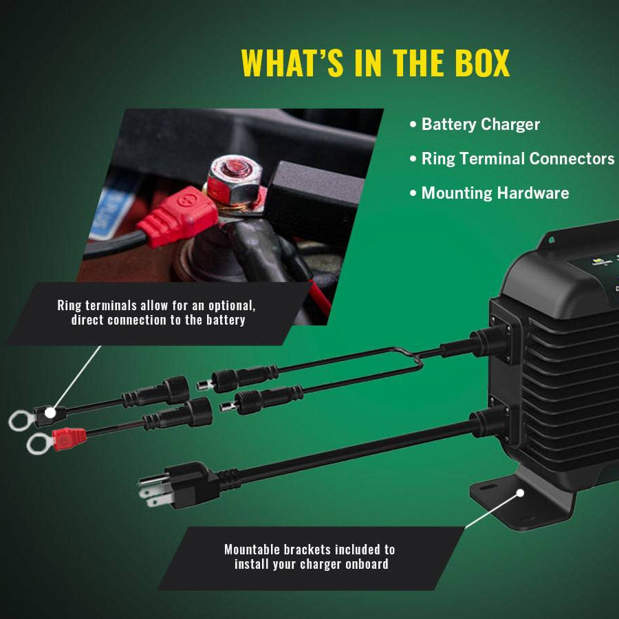 PowerPlus 48V 15 AMP Single Output Battery Charger and Maintainer