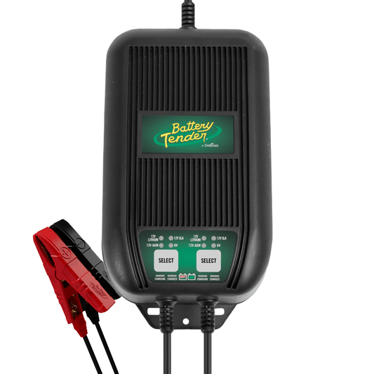 2-Bank Selectable 12V or 6V, 6 AMP Battery Charger
