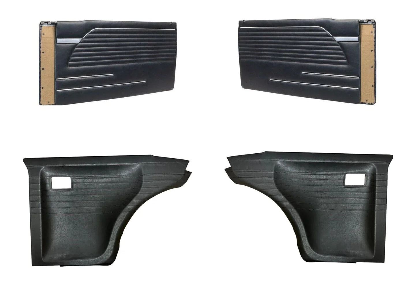 Bmw E10 2002 1966-1977 Compatible Interior Door Panels Set Front Rear 4 Pieces