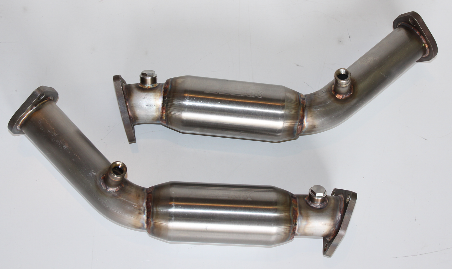 Berk Resonated Test Pipes with CEL Fix for 350Z 03–06 & G35 03–07 VQ35DE