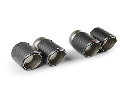 Akrapovic 2024+ BMW M5 (G90,G99) Round Carbon Fiber Tail Pipe Set TP-CT/78