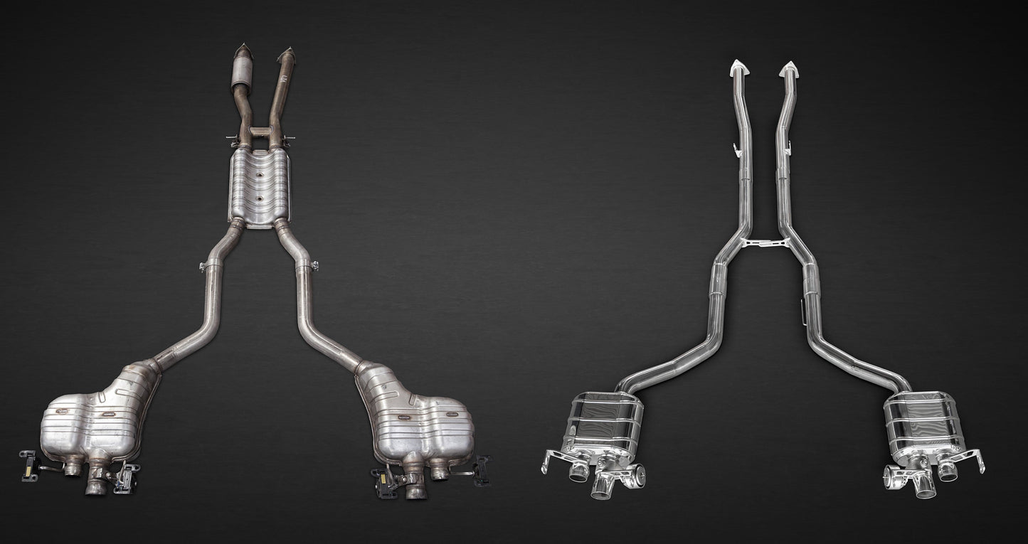 Bentley Continental GT/C V8/S (2G) - Valved Exhaust + MidPipes