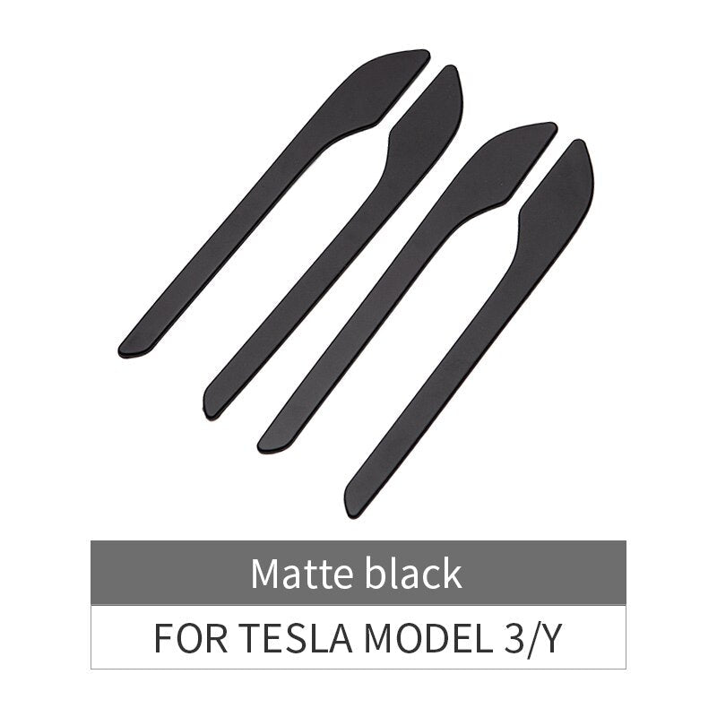 Door Handle Cover Wrap Kit ABS (4Pcs ) For Tesla Model 3 2017-2020