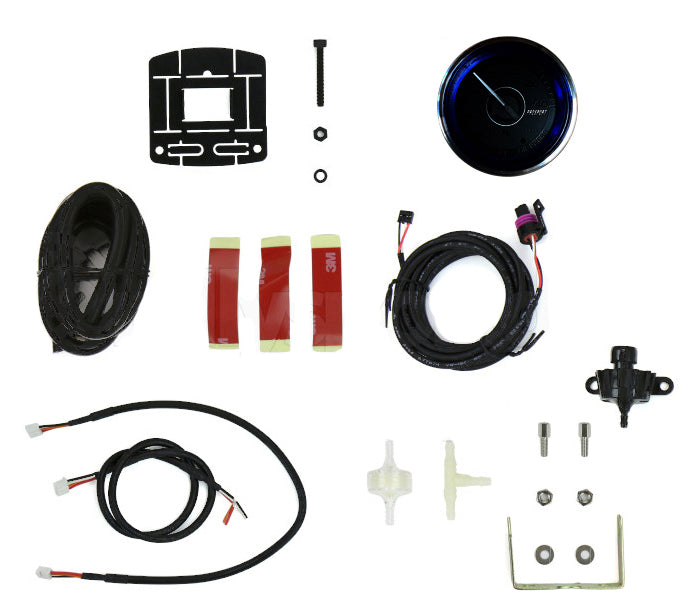 2-1/16" Crystal Series Blue/White Electric Boost gauge