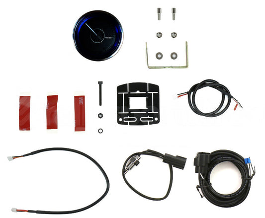 2-1/16" Crystal Blue/White Oil Temperature Gauge