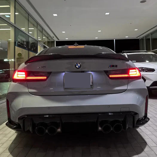 Carbon Fiber BMW G20 & G80 M3 CS Style Rear Trunk Spoiler