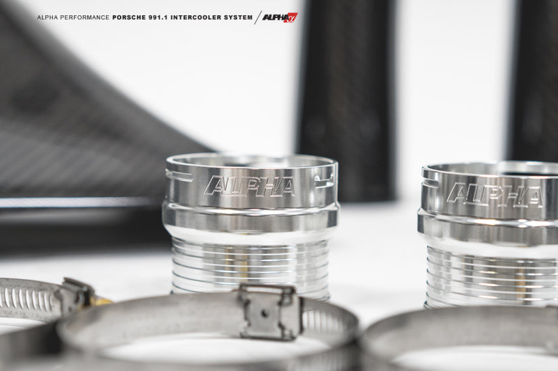 AMS Performance Porsche 997.1TT Alpha Intercooler System (For Stock Framed Turbos) ALP.09.09.0001-2