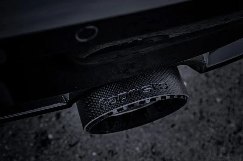 Nissan Z (RZ34) - Valved Exhaust w Center Silencer Spare + Capristo Tips (CES3)