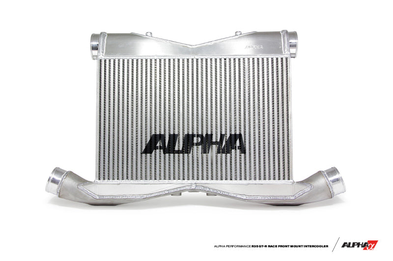 AMS Performance 09-11 Nissan GT-R Alpha Race Front Mount Intercooler w/Logo ALP.07.09.0008-1