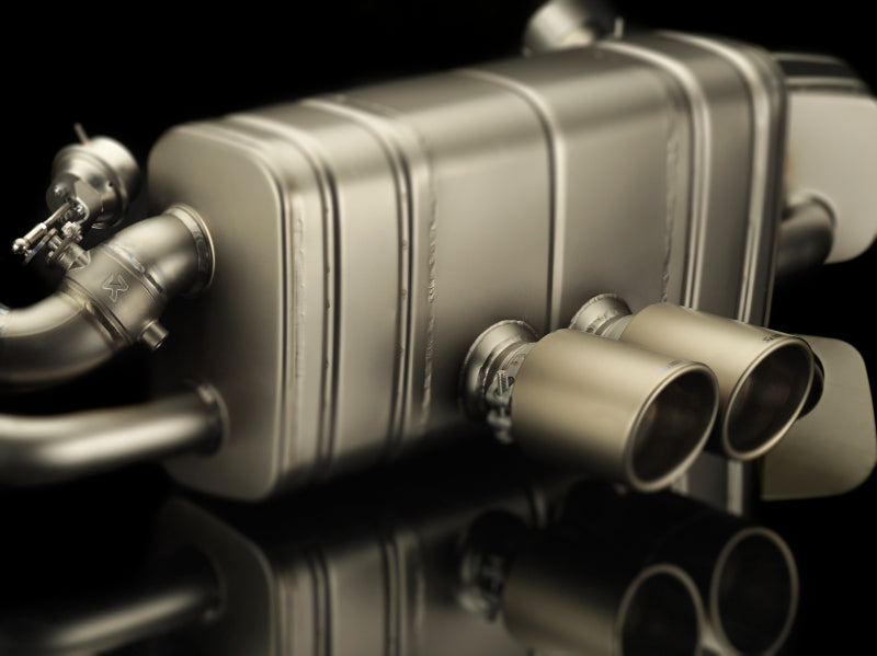 Akrapovic 12-15 Porsche Boxster (981) Slip-On Line (Titanium) w/ Titanium Tips S-PO981SO-HT/1