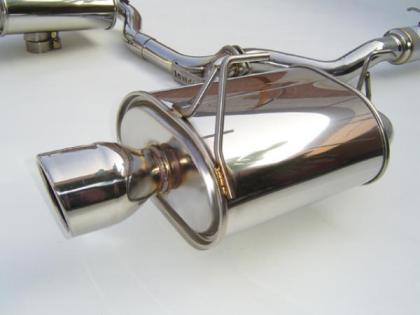Invidia [00-09 Honda S2000] Rolled Dual Stainless Tips Q300 Cat Back Exhaust | HS00HS1GT3