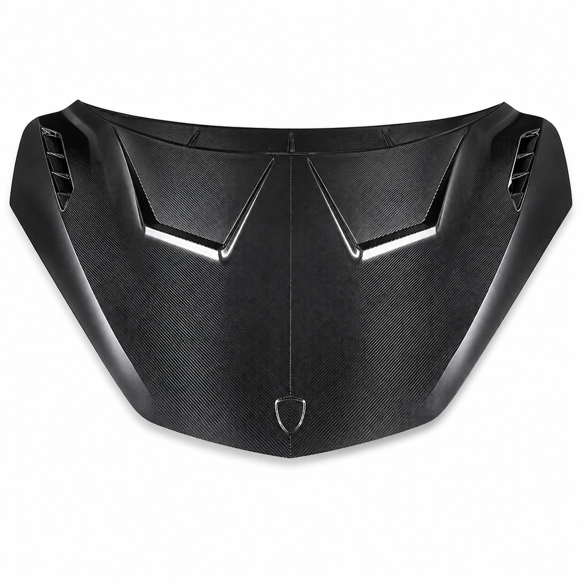 Aggressive Dry Carbon Fiber Hood for Lamborghini Revuelto