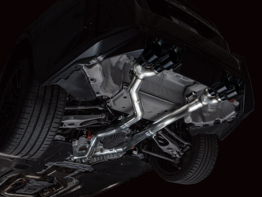 AWE Tuning 23-24 BMW G87 M2 Track Edition Exhaust - Diamond Black Tips 3020-43487