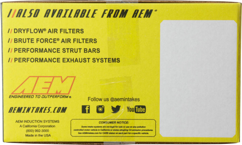 AEM Induction AEM 02-06 RSX Type S Red Short Ram Intake 22-506R