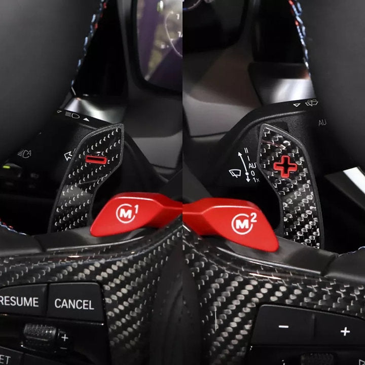 BMW G/F Series G80 Style Carbon Fiber Paddle Shifters