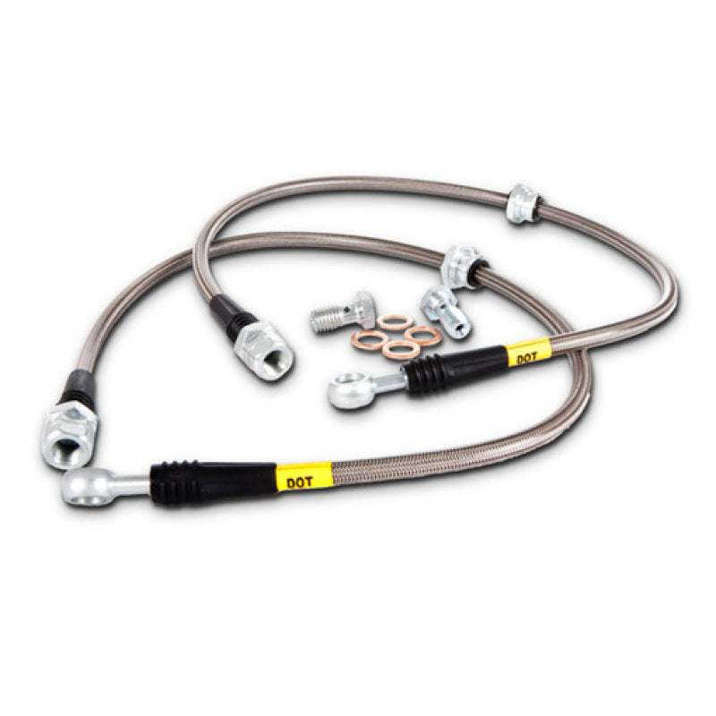 StopTech 07-08 BMW E90/E91/E92/E93 328 (all)/335 (excl xi) / 07-10 E82 128i/135i Stainless Steel Frt